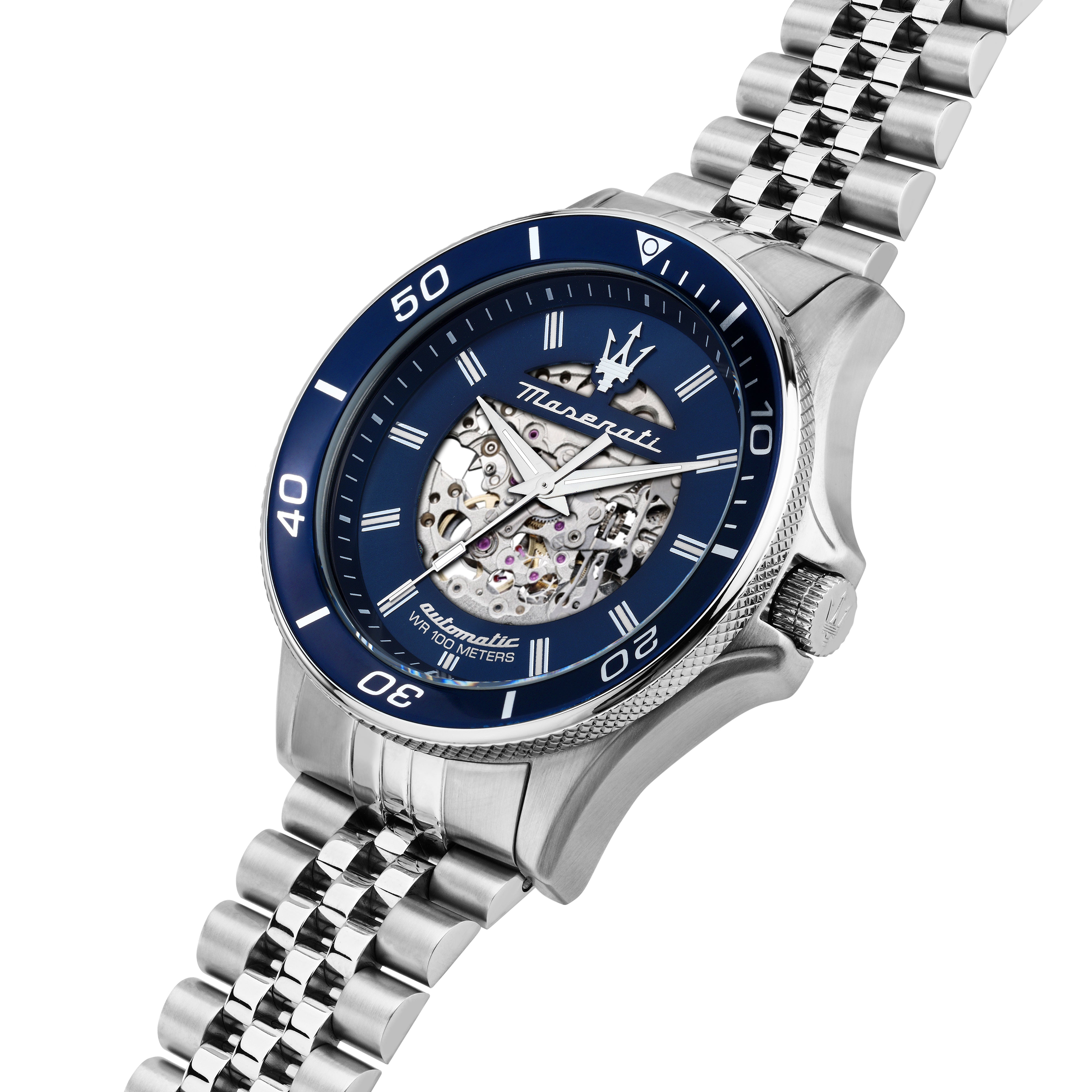 Maserati Men's Automatic Watch with Blue Dial - MAS-0009