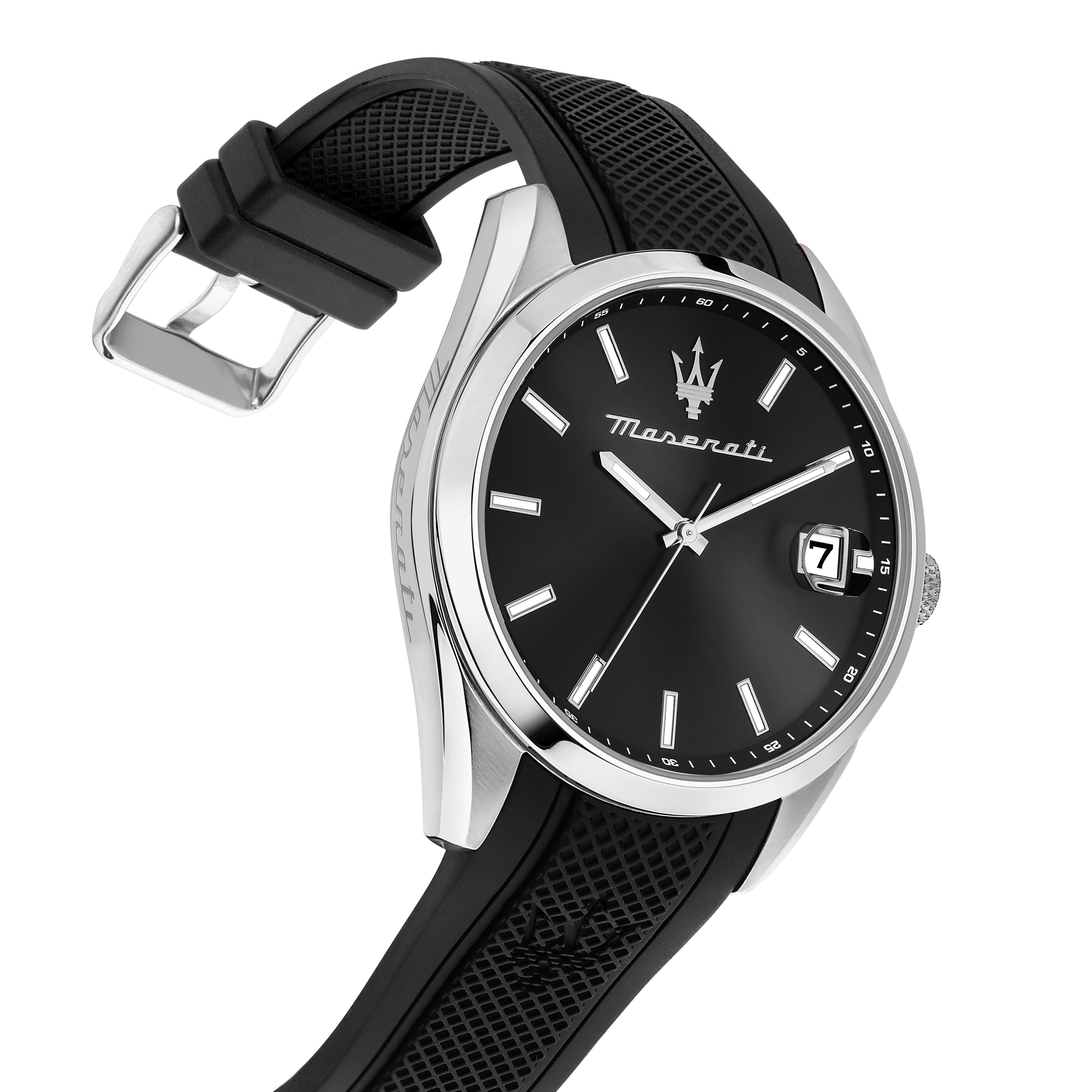 Maserati Men's Quartz Watch with Black Dial - MAS-0011