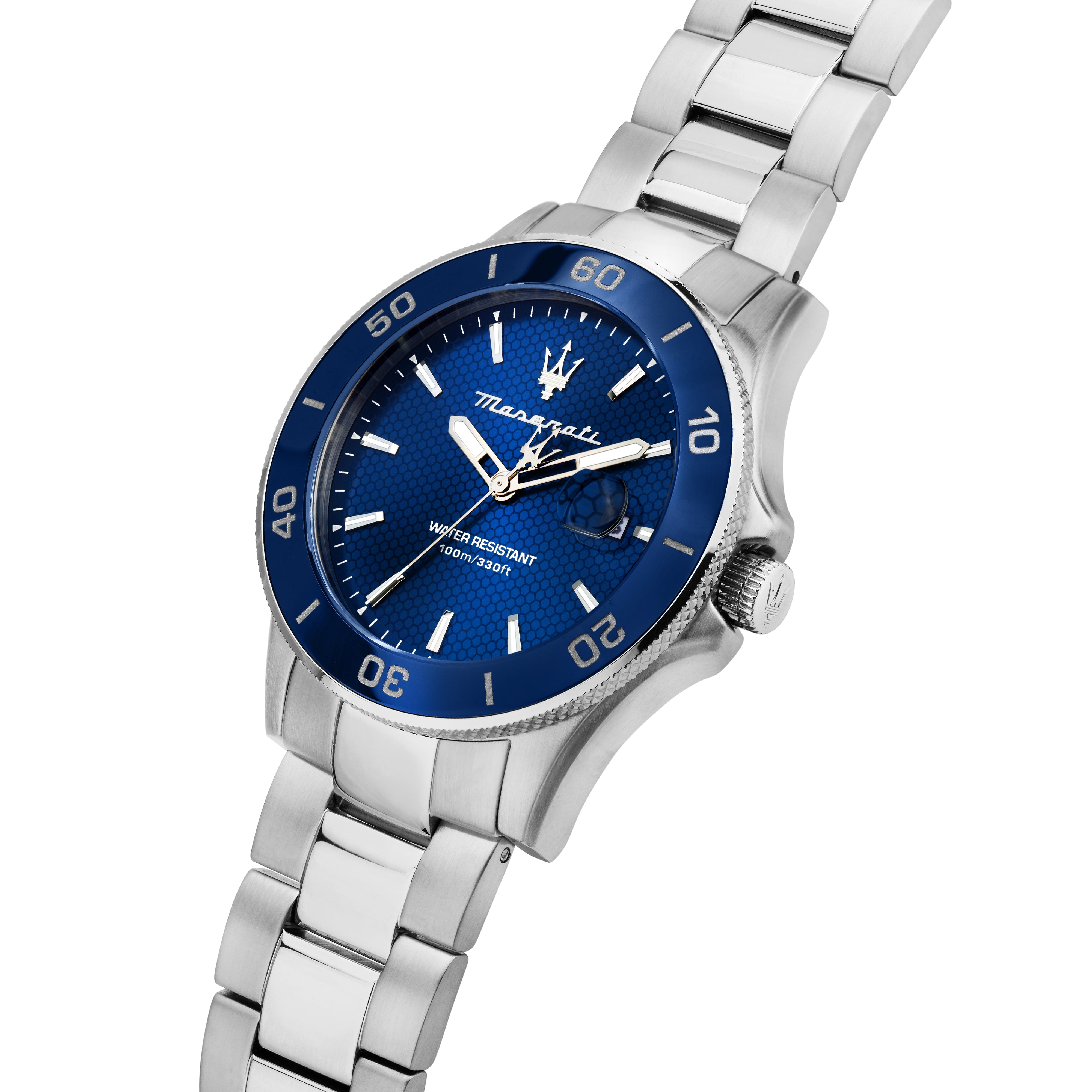 Maserati Men's Quartz Watch with Blue Dial - MAS-0018