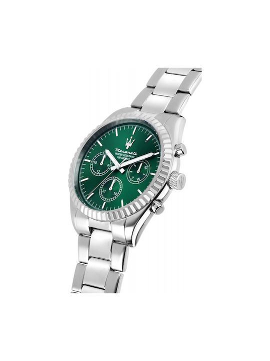 Maserati Men's Competizione Quartz Chronograph Green Dial Watch