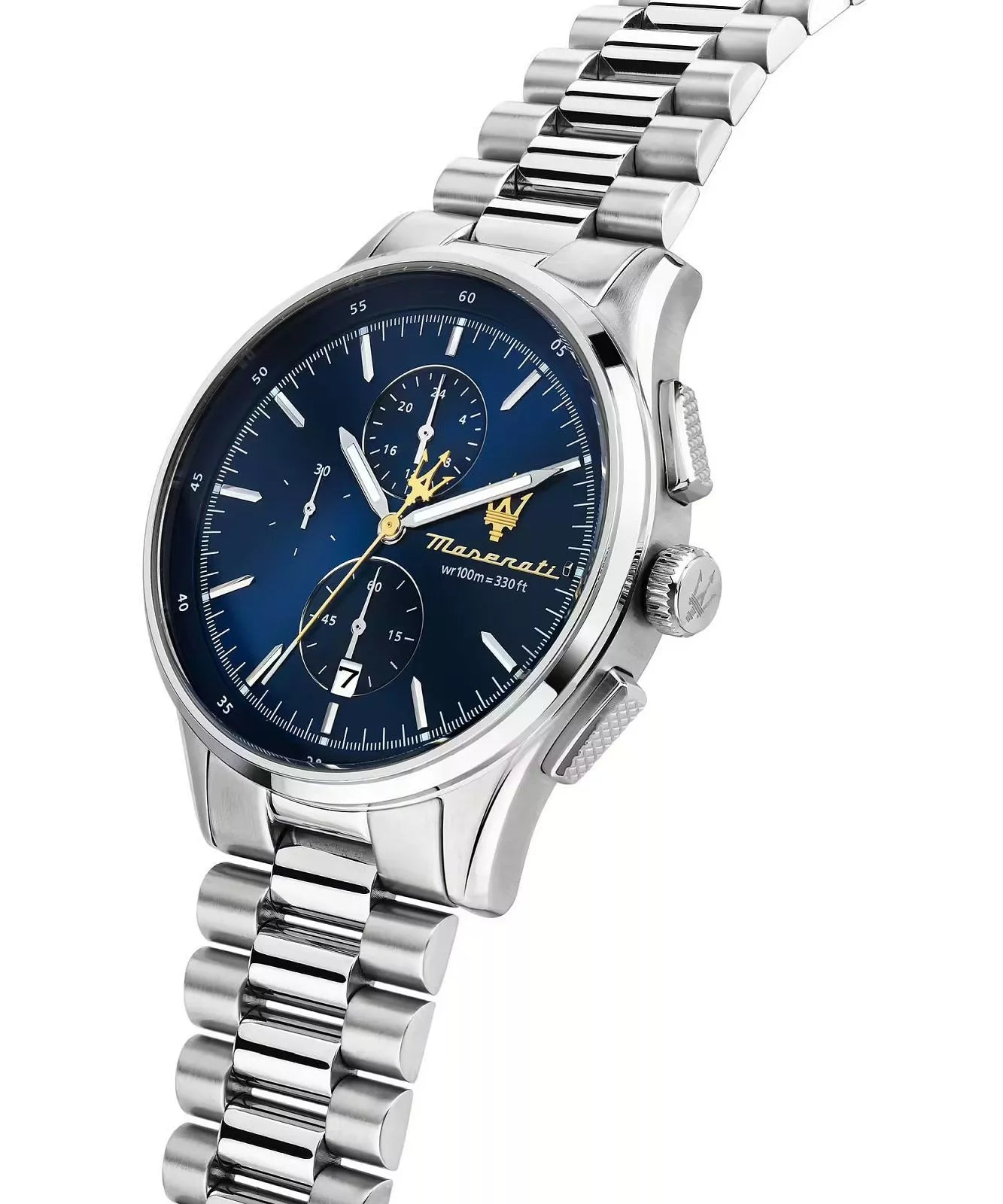 Maserati Men's Sorpasso Quartz Chronograph Watch with Blue Dial MAS-0047