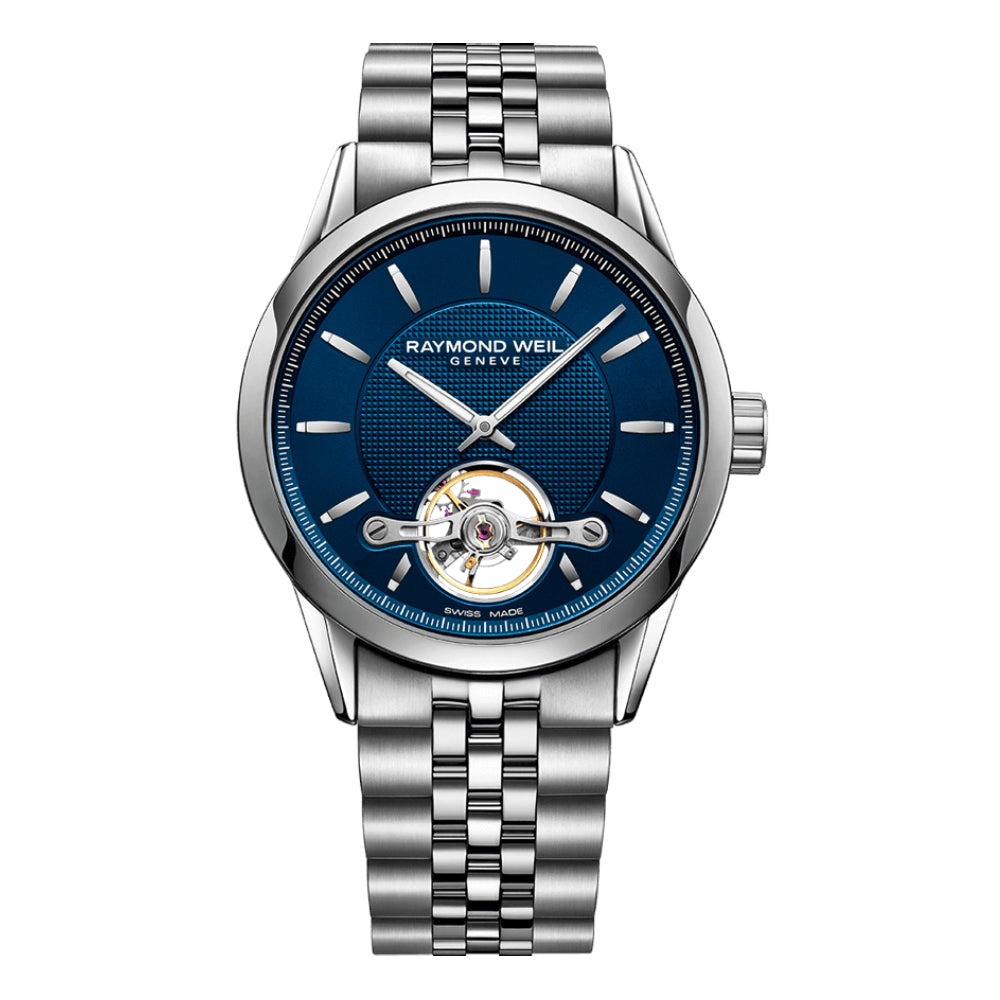 Raymond Weil men's watch with automatic movement and blue dial - RW-0238