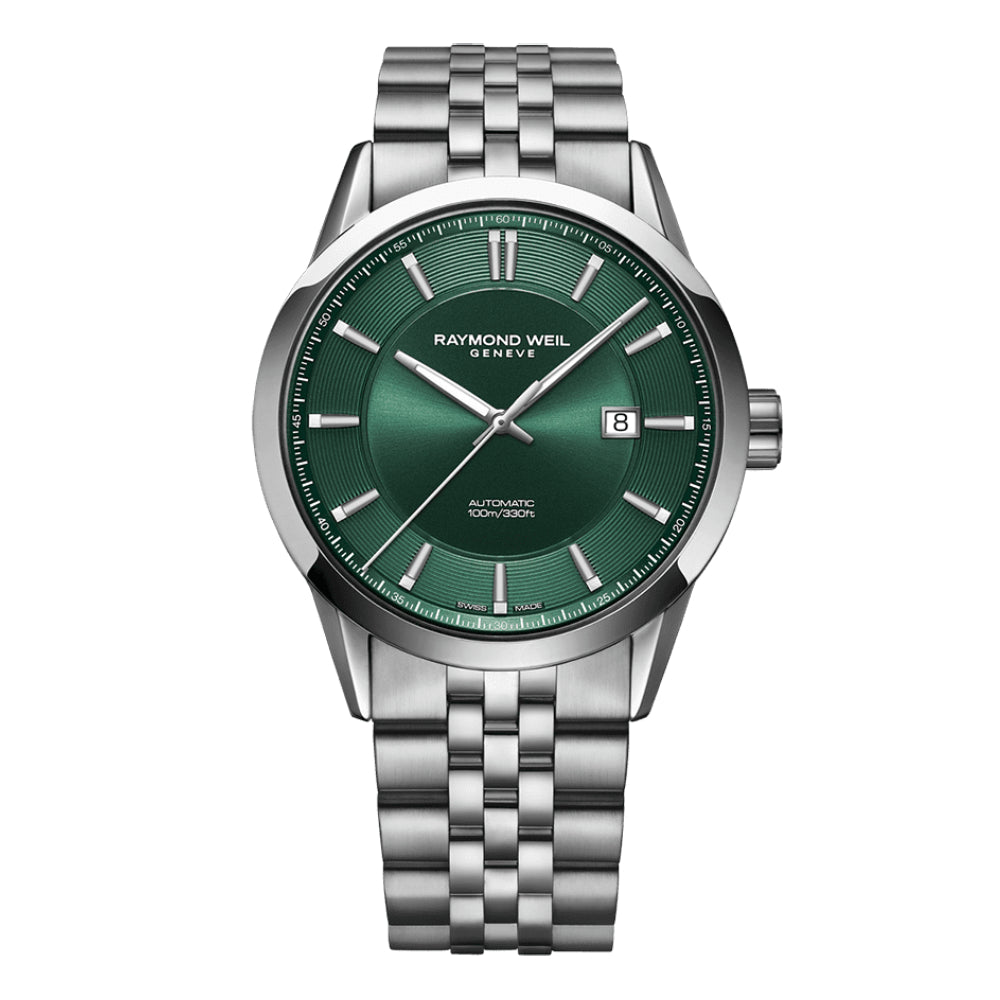 Raymond Weil Men's Watch, Automatic Movement, Green Dial - RW-0303