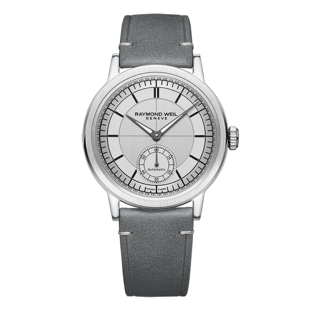 Raymond Weil men's watch with automatic movement and silver dial - RW-0313