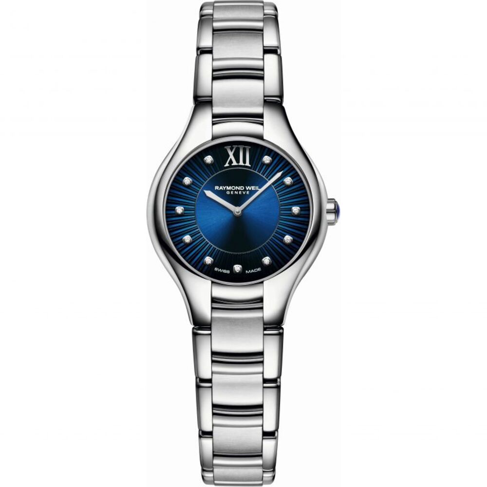 Raymond Weil Women's Quartz Watch, Blue Dial - RW-0314 (DMND/11)