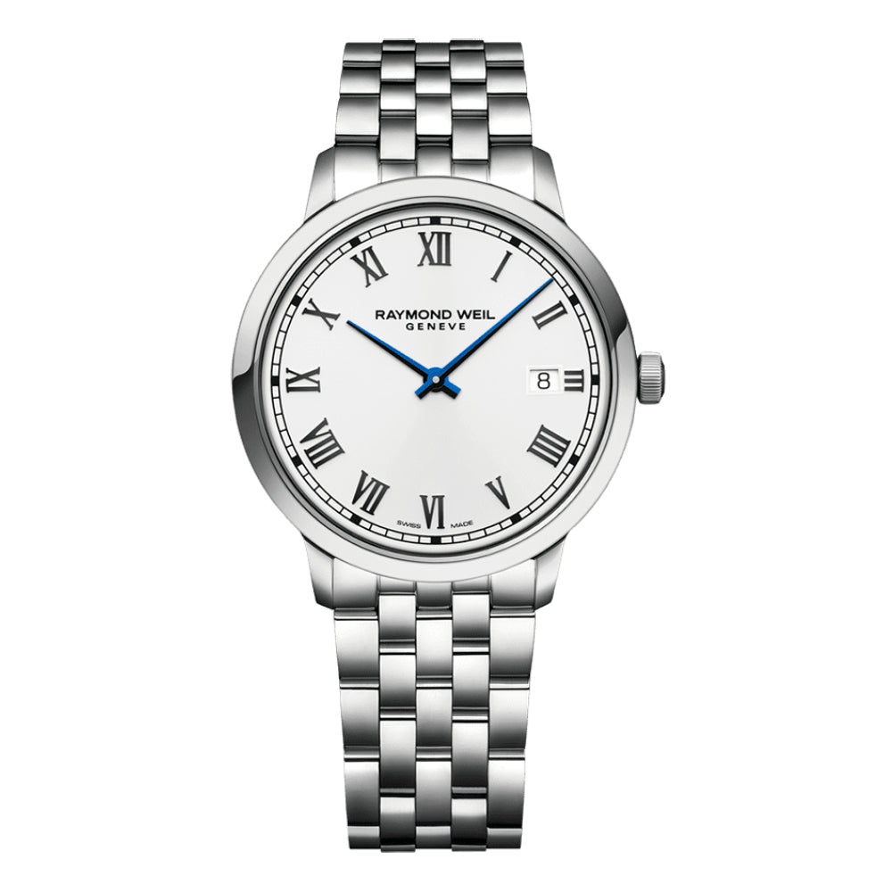 Raymond Weil men's watch with quartz movement and white dial - RW-0316