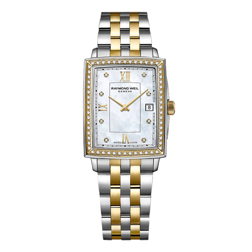 Raymond Weil Women's Quartz Watch with Pearly White Dial - RW-0317 (DMND/68)