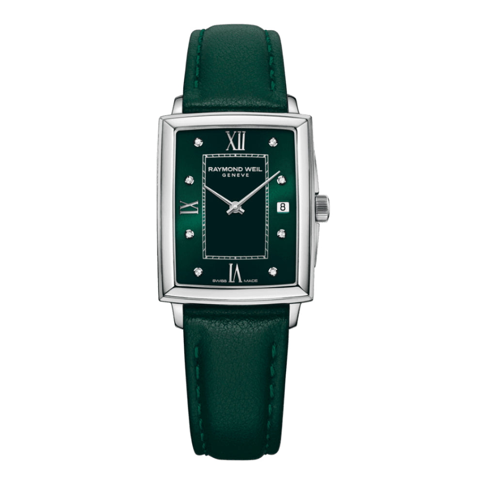 Raymond Weil Women's Quartz Watch, Green Dial - RW-0319 (DMND/8)