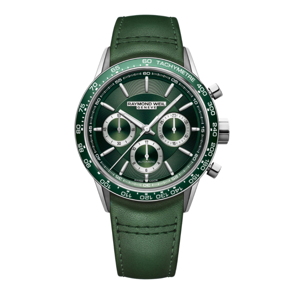 Raymond Weil Men's Watch, Automatic Movement, Green Dial - RW-0324