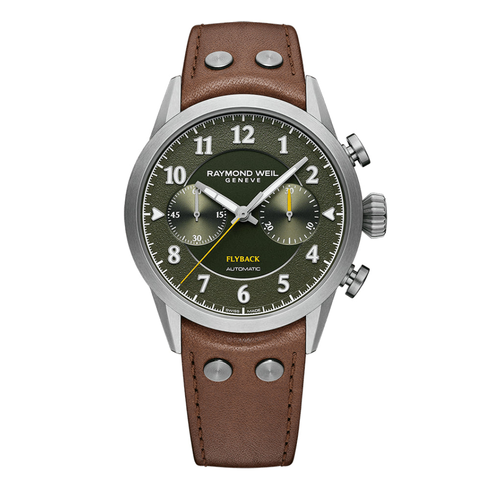Raymond Weil Men's Watch, Automatic Movement, Green Dial - RW-0327