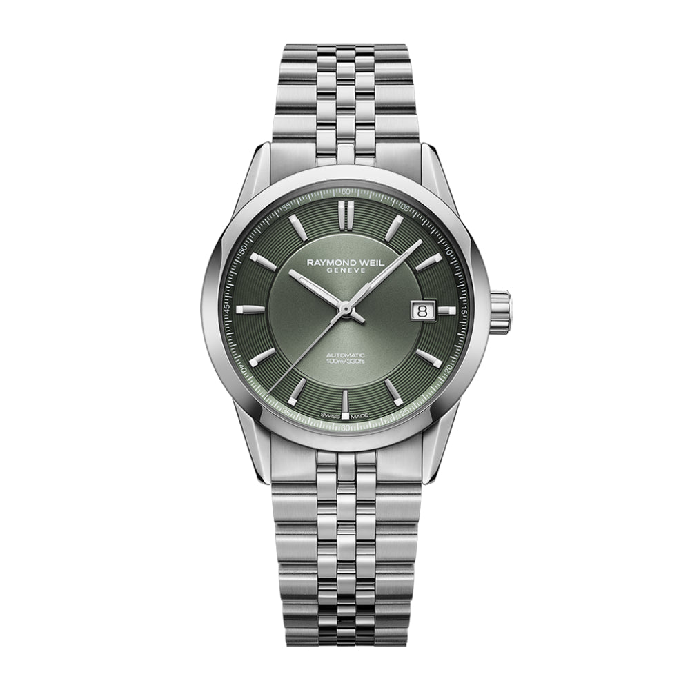 Raymond Weil Men's Watch, Automatic Movement, Green Dial - RW-0340