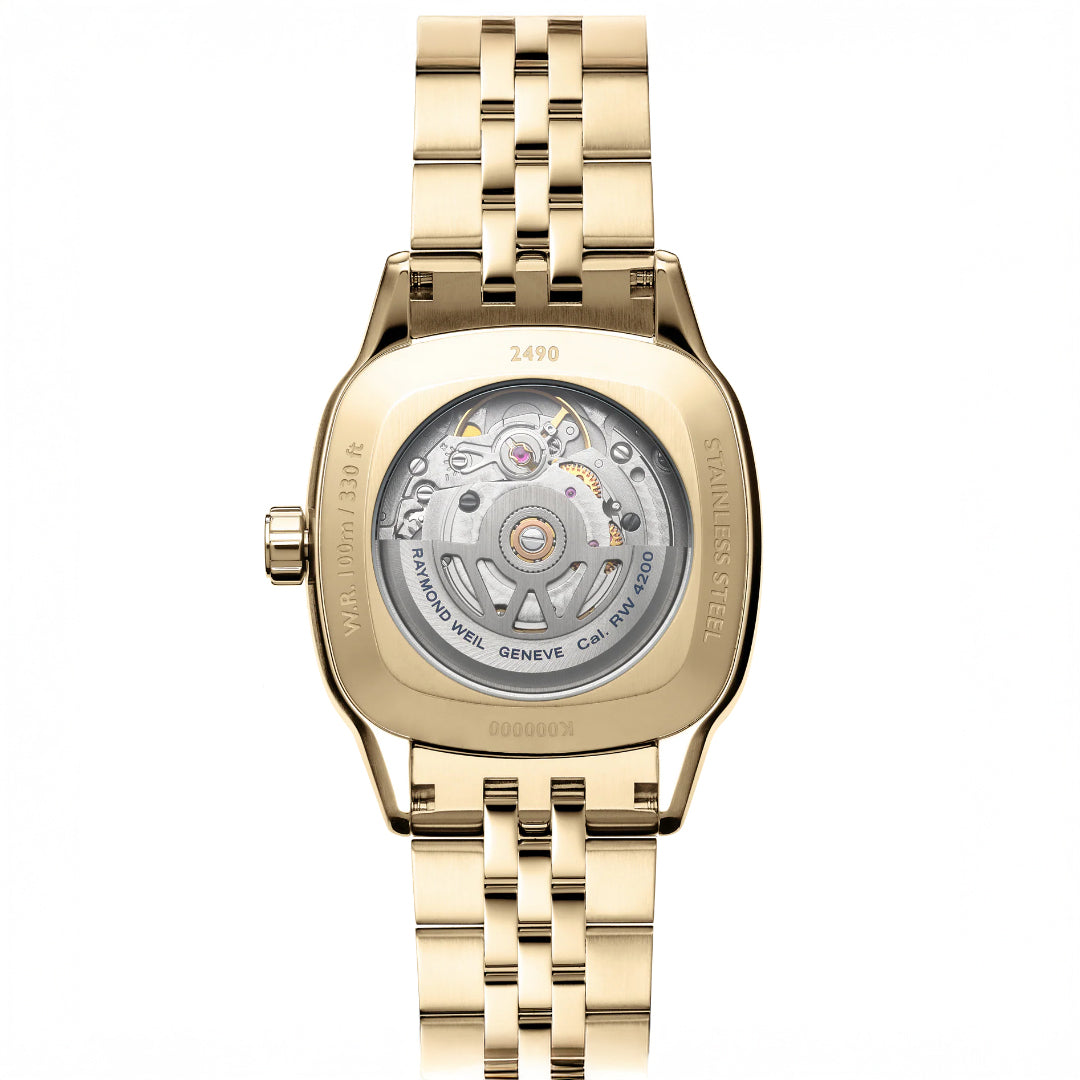ساعة ريموند ويل فريلانسير كوشن أوتوماتيكية بمينا ذهبي RW-0374
