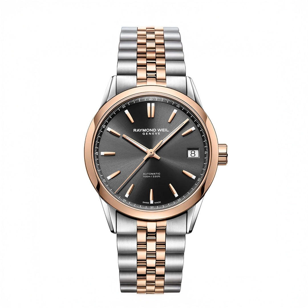 ساعة ريموند ويل فريلانسير أوتوماتيكية بمينا أسود RW-0375