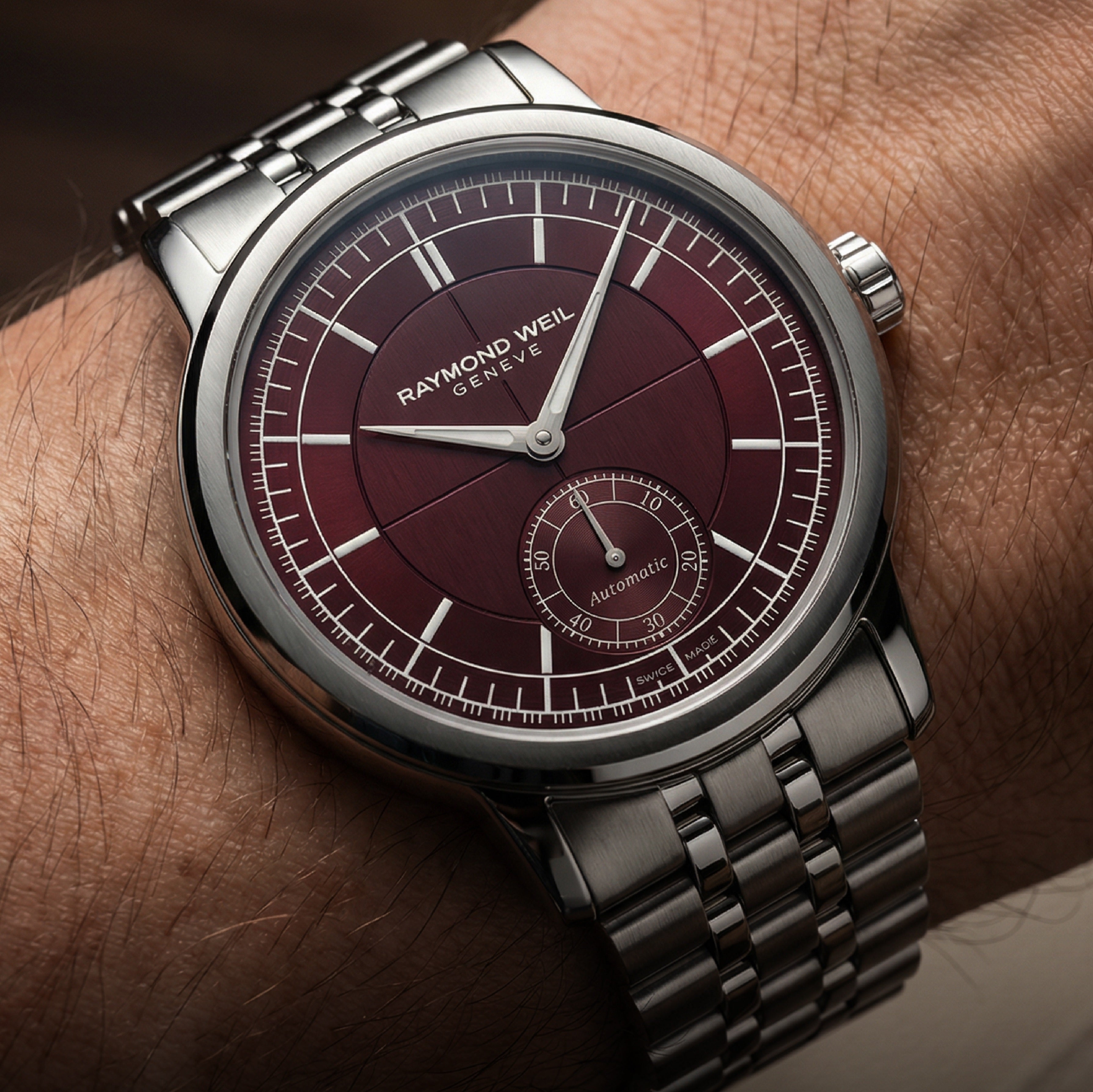 Raymond Weil Millesime Automatic Watch Limited Edition Taif Rose - RW-0393+LTHR