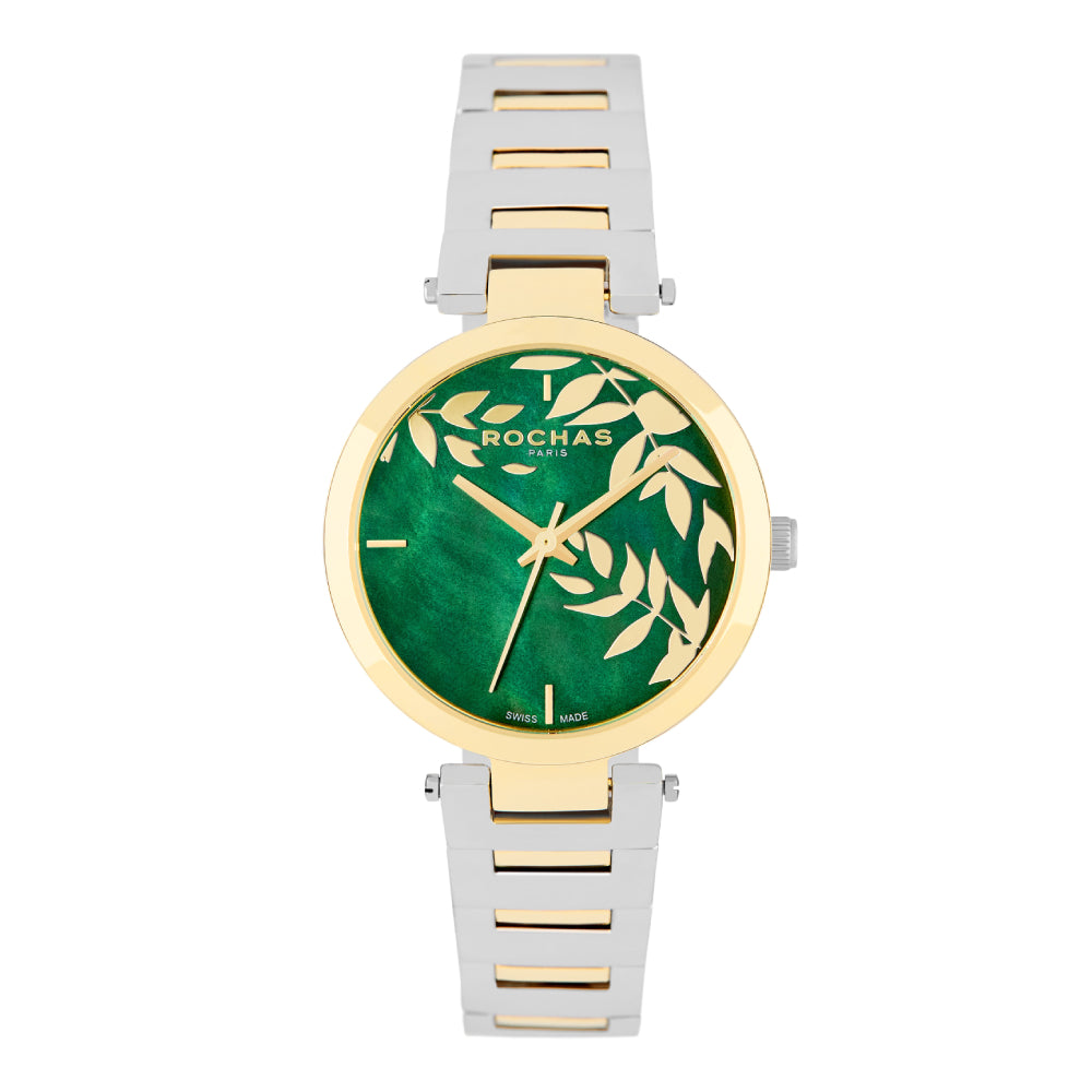 Rochas Women's Quartz Watch with Pearly Green Dial - RHC-0015