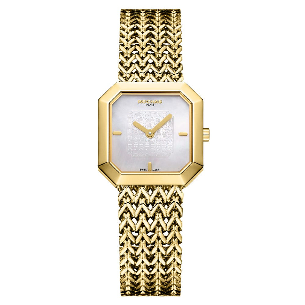Rochas Women's Quartz Watch with Pearly White Dial - RHC-0046