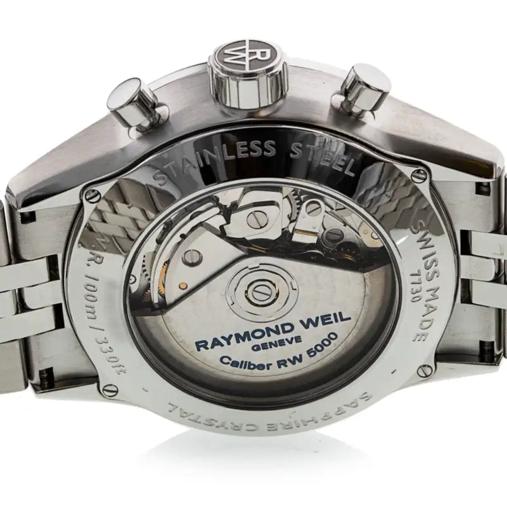 Raymond Weil Men's Automatic Movement Black Dial Watch - RW-0062