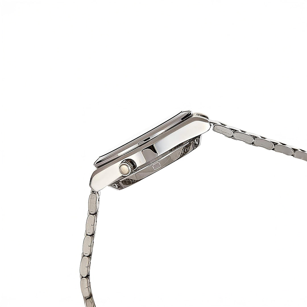 سايكو ساعة نسائية أوتوماتيكية تماثلية بقرص أسود - SEIKO-0070