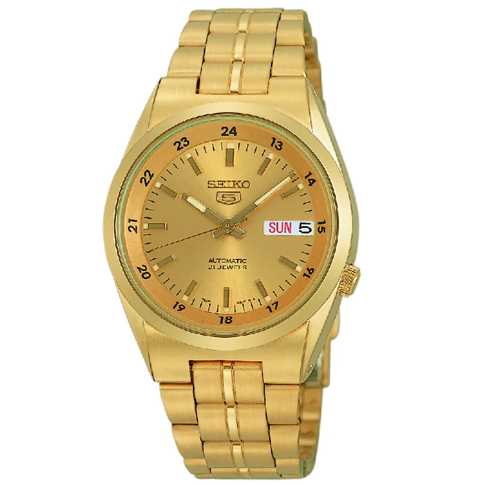 SEIKO 5 Men's Automatic Watch Gold Dial SEIKO-0012