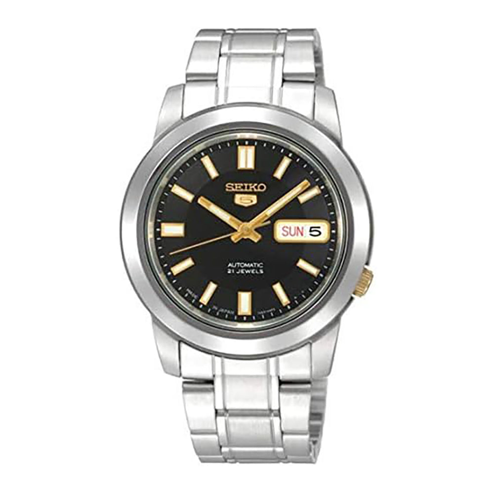 SEIKO Men's Automatic Analog Watch Black Dial SEIKO-0018