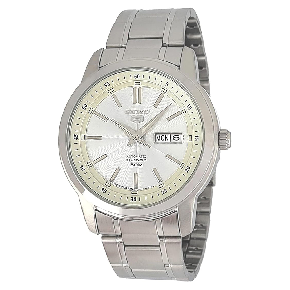 SEIKO 5 SEIKO Men's Automatic White Dial Analog SEIKO-0022