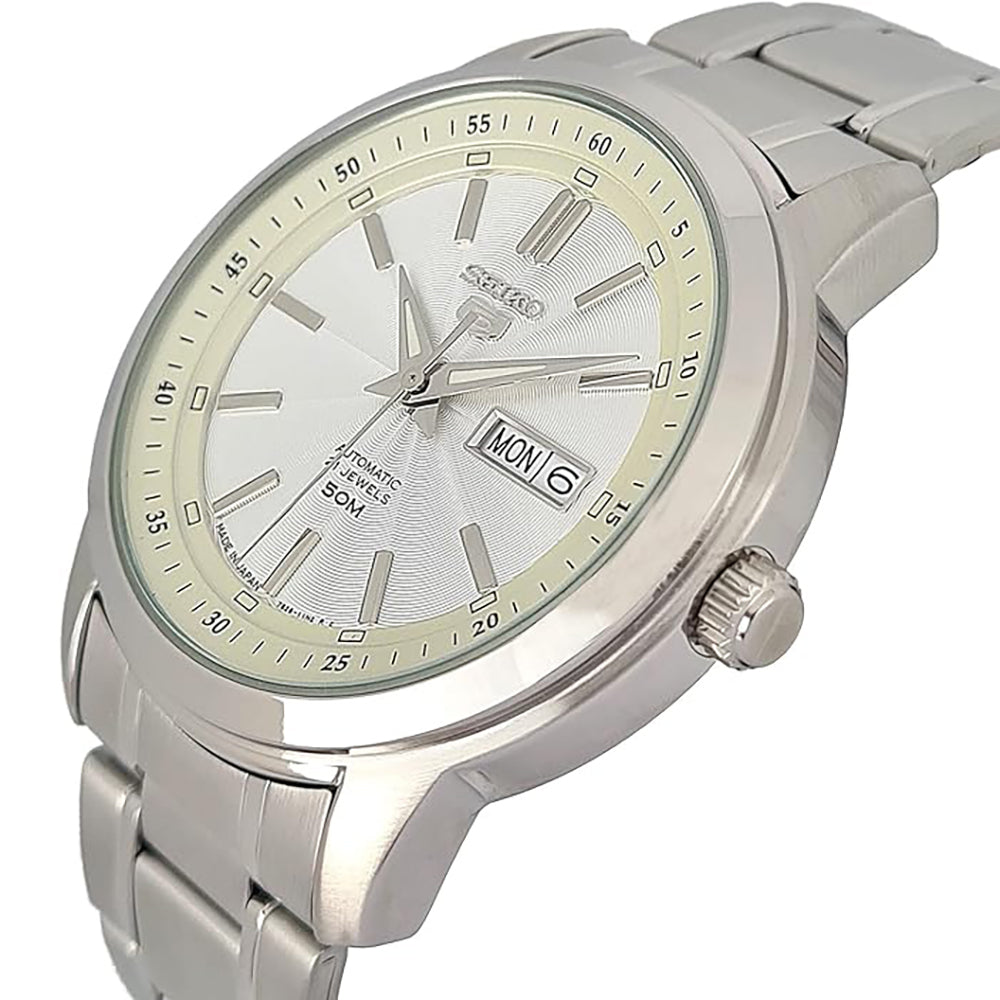 SEIKO 5 SEIKO Men's Automatic White Dial Analog SEIKO-0022