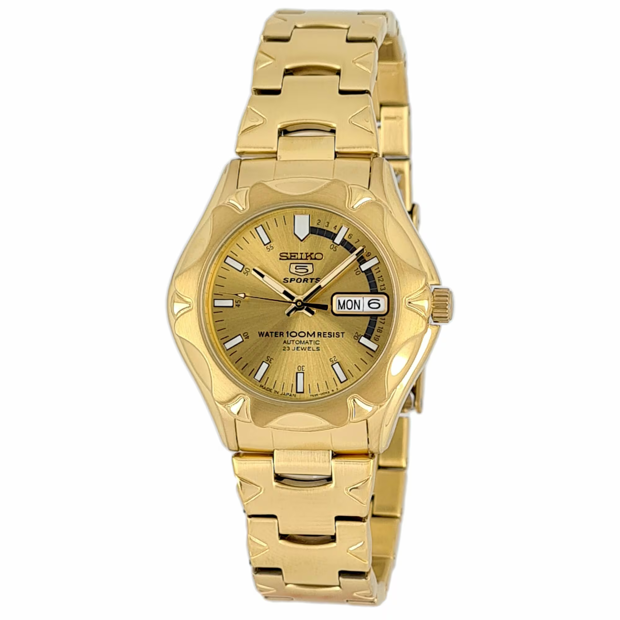 SEIKO 5 Men's Automatic Watch Gold Dial SEIKO-0028