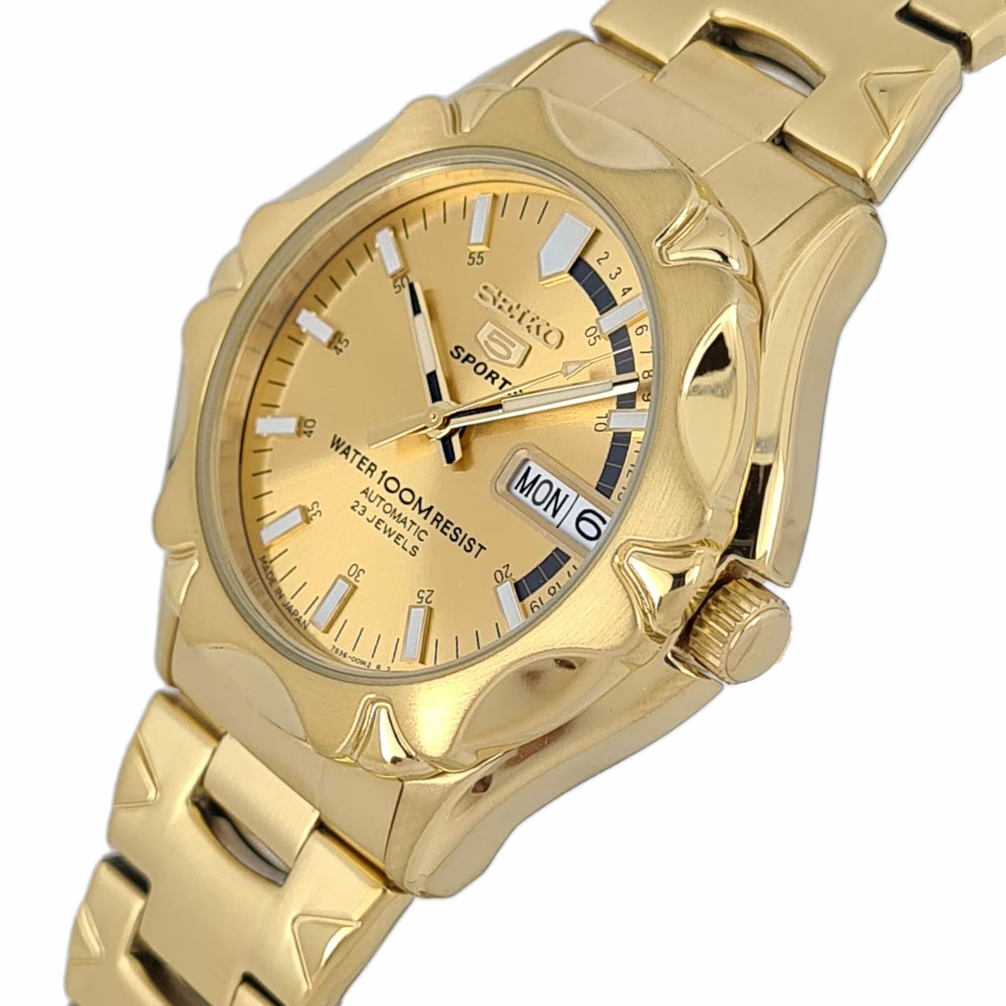 SEIKO 5 Men's Automatic Watch Gold Dial SEIKO-0028