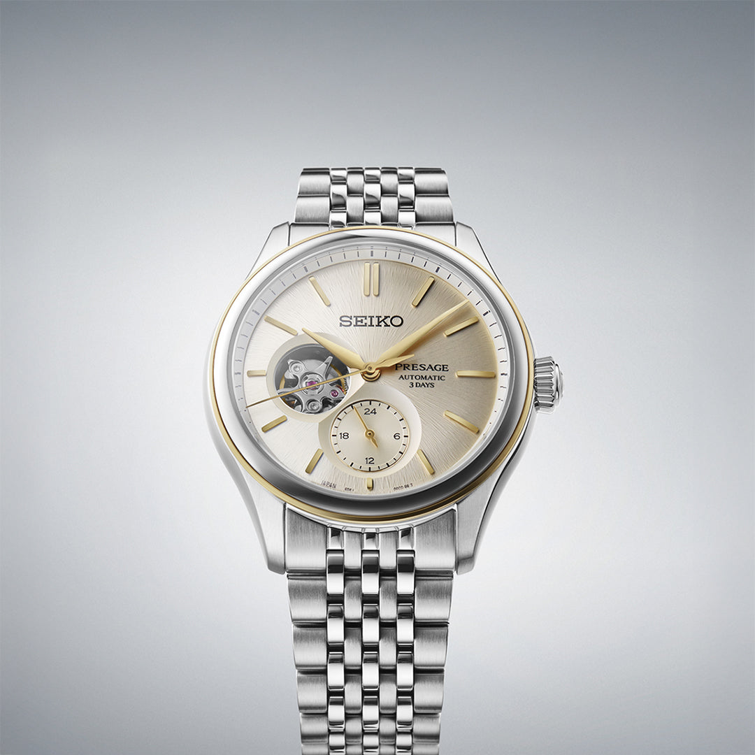 Seiko Men's Automatic Analog Watch with Beige Dial - SEIKO-0085