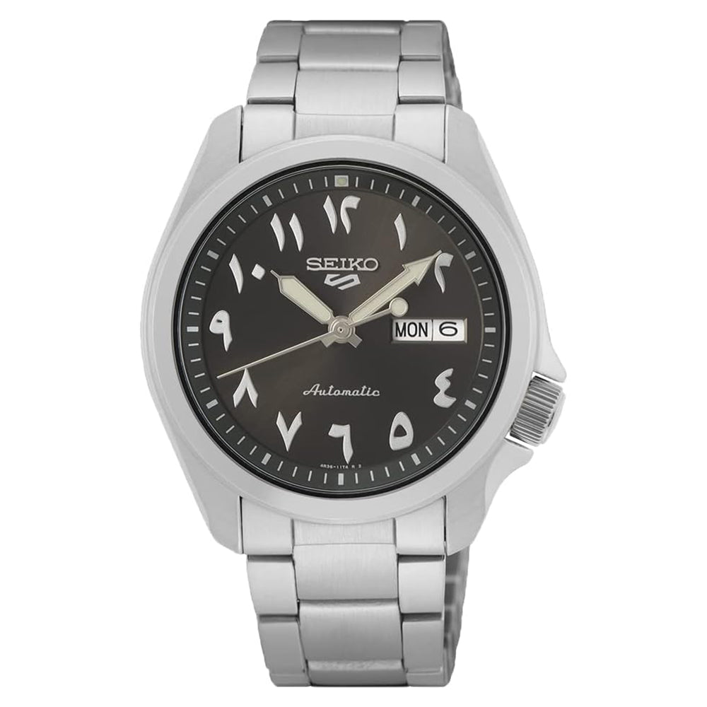 SEIKO 5 Sports Men's Automatic Grey Dial Arabic Watch SEIKO-0048