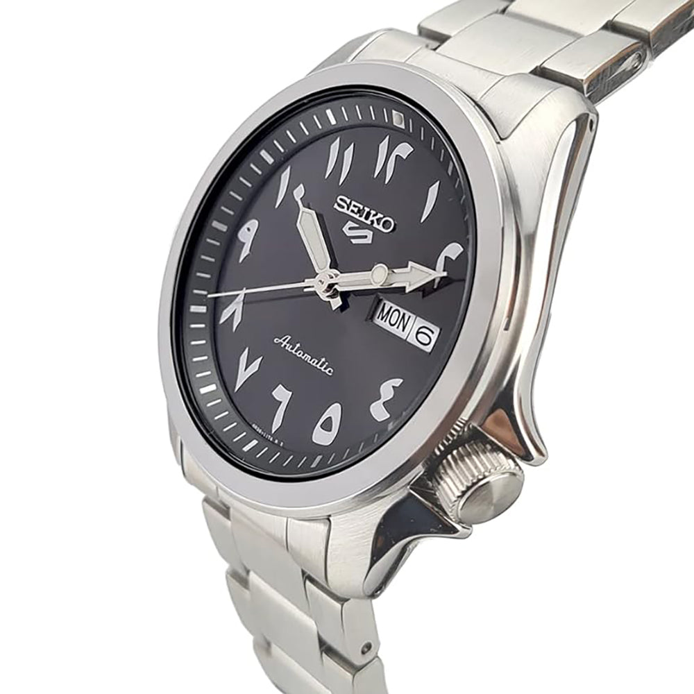 SEIKO 5 Sports Men's Automatic Grey Dial Arabic Watch SEIKO-0048