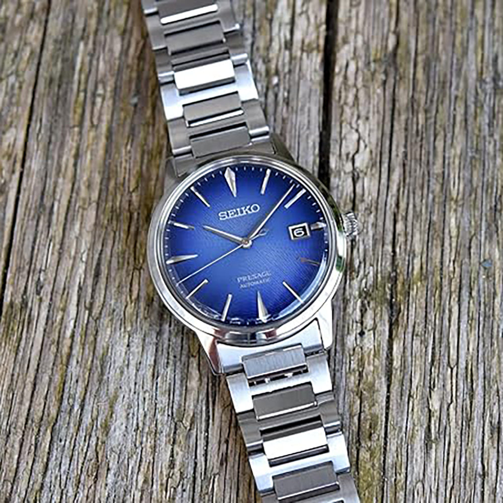 Seiko Presage Men's Automatic Analog Watch with Blue Dial SEIKO-0006