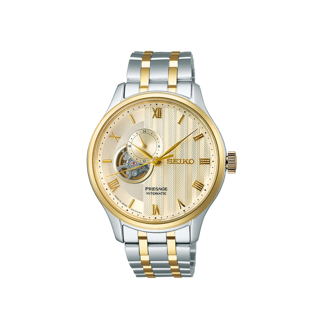 Seiko Men's Automatic Analog Watch with Gold Dial - SEIKO-0091