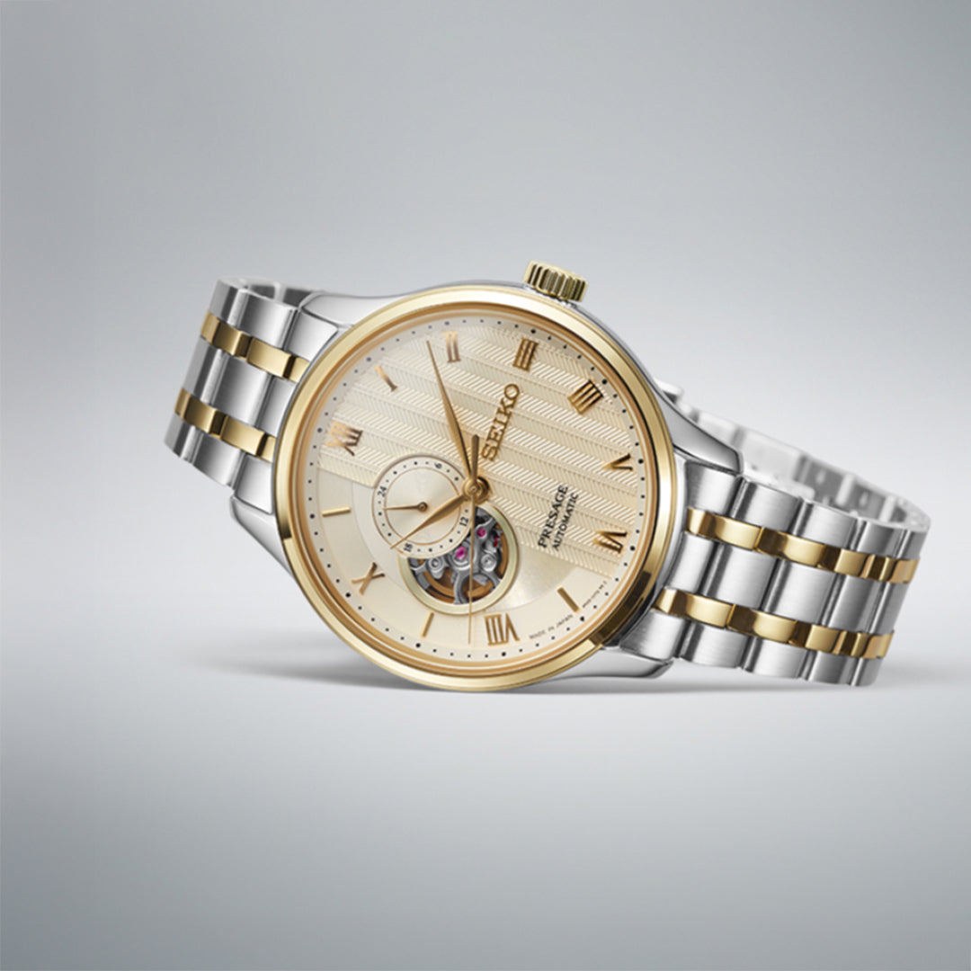 Seiko Men's Automatic Analog Watch with Gold Dial - SEIKO-0091