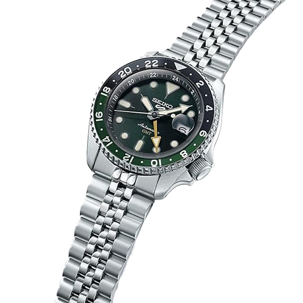 SEIKO 5 Sports SSK GMT Men's Automatic Watch Green Dial SEIKO-0051