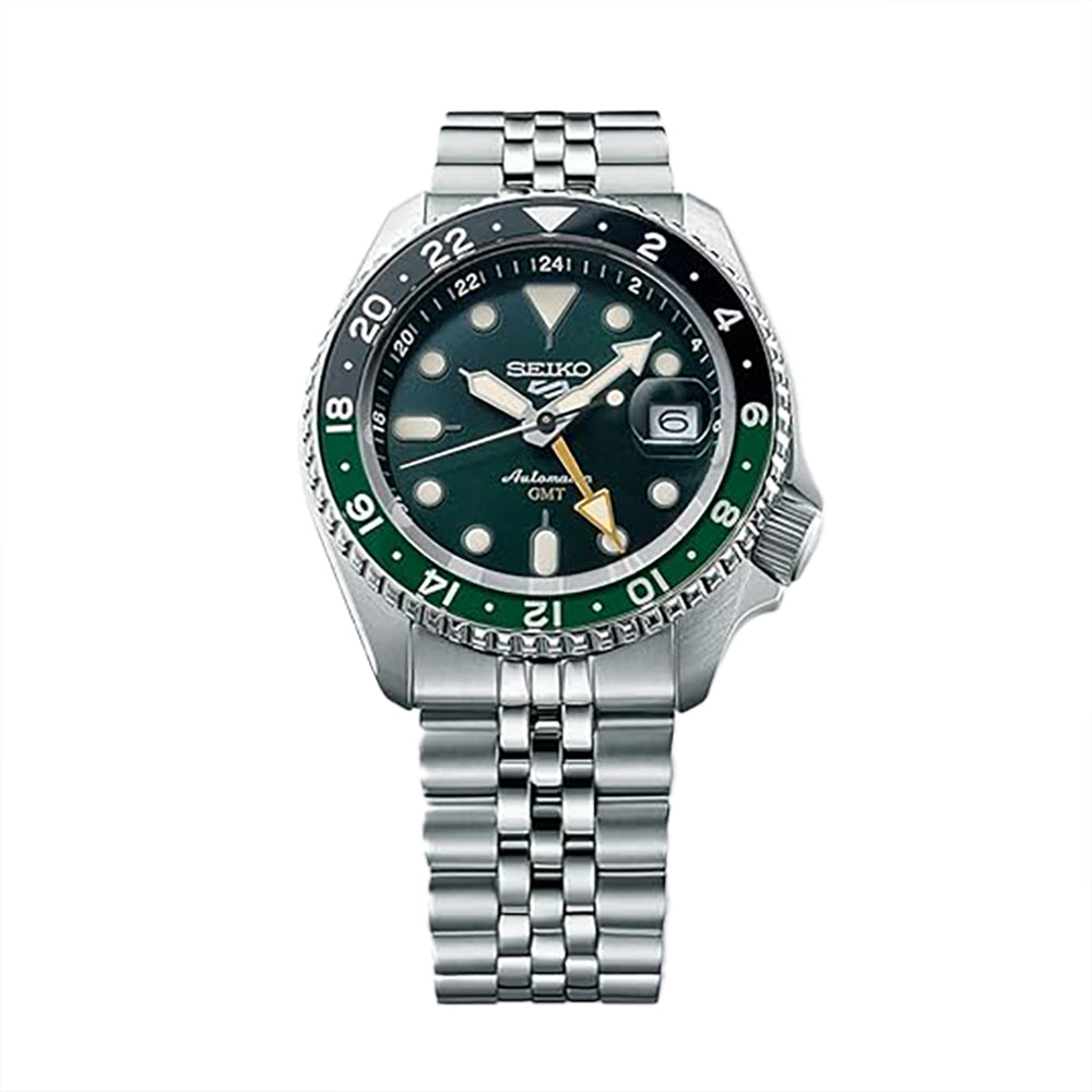 SEIKO 5 Sports SSK GMT Men's Automatic Watch Green Dial SEIKO-0051