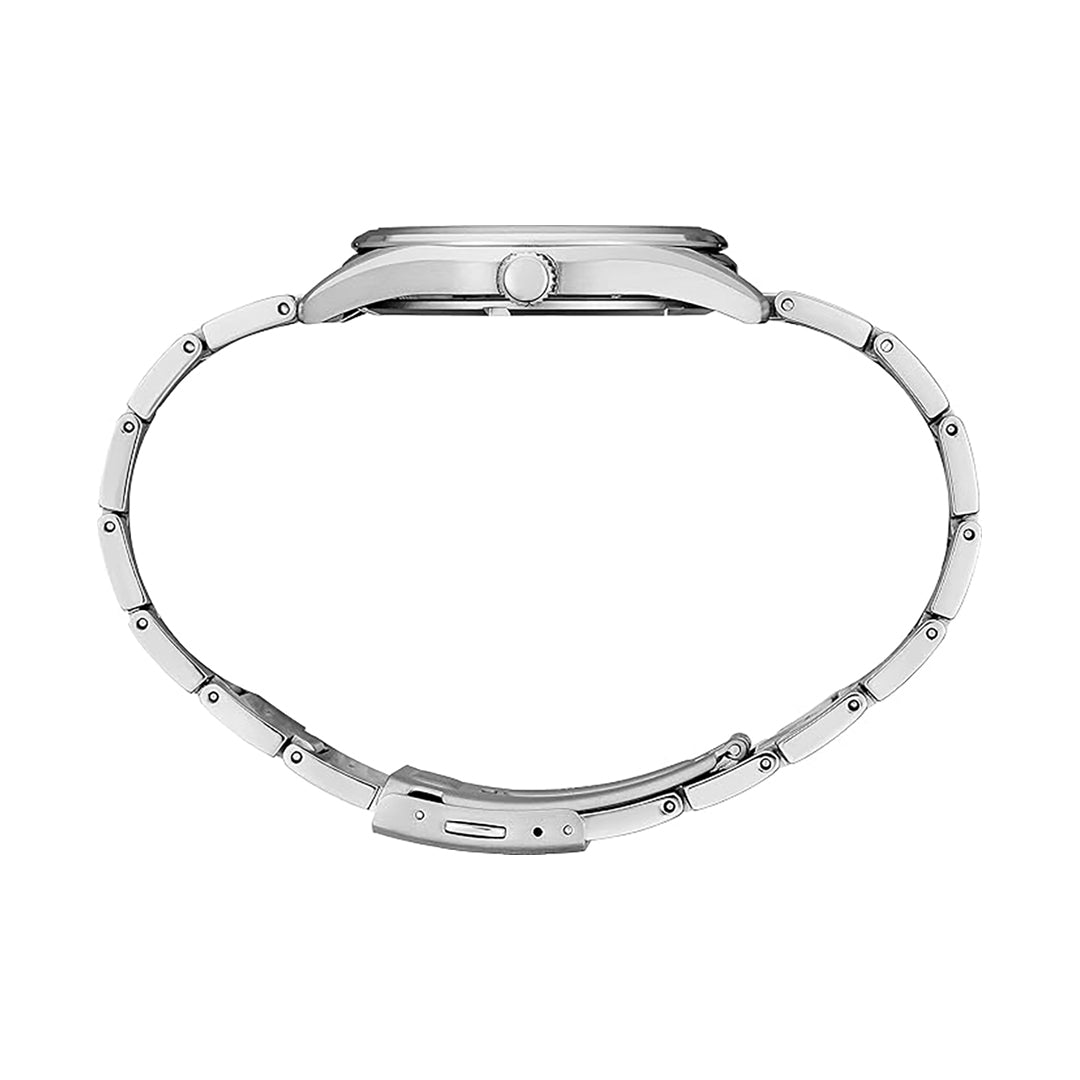 Seiko Men's Analog Quartz Watch with Black Dial - SEIKO-0080