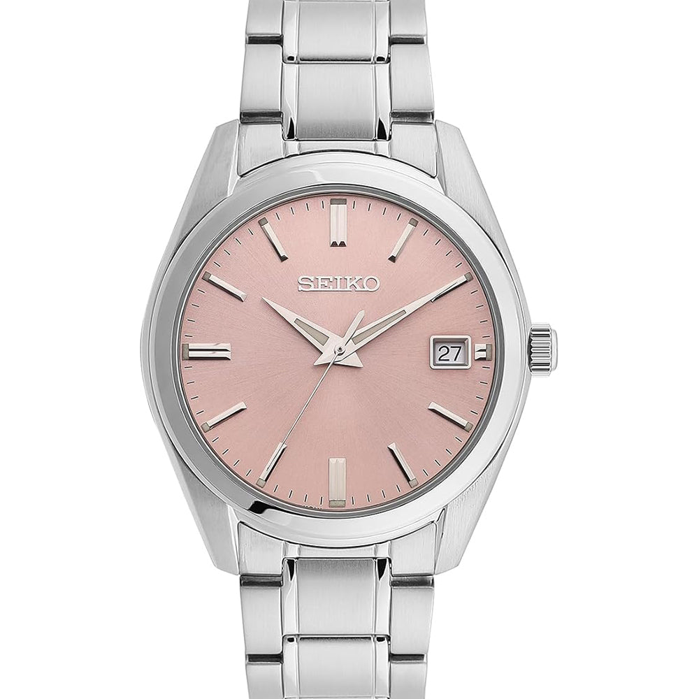 SEIKO Quartz Analog Men's Watch Pink Dial SEIKO-0063