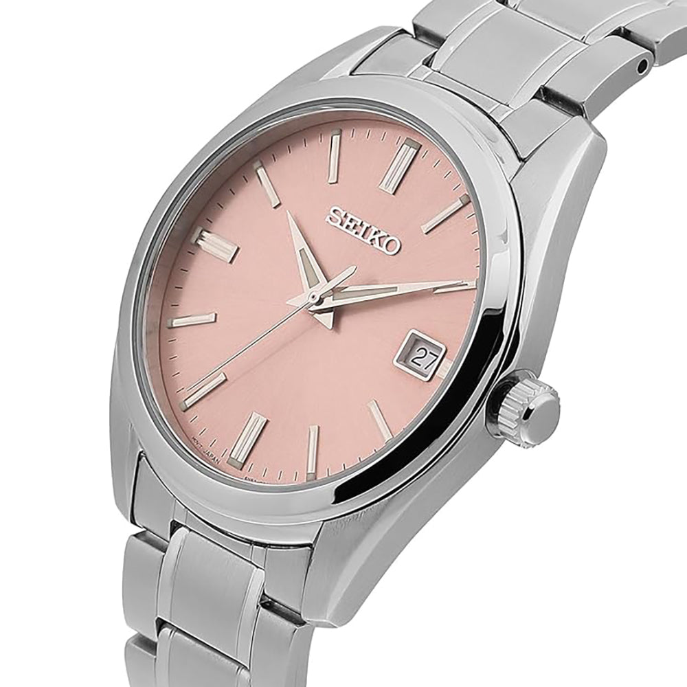 SEIKO Quartz Analog Men's Watch Pink Dial SEIKO-0063