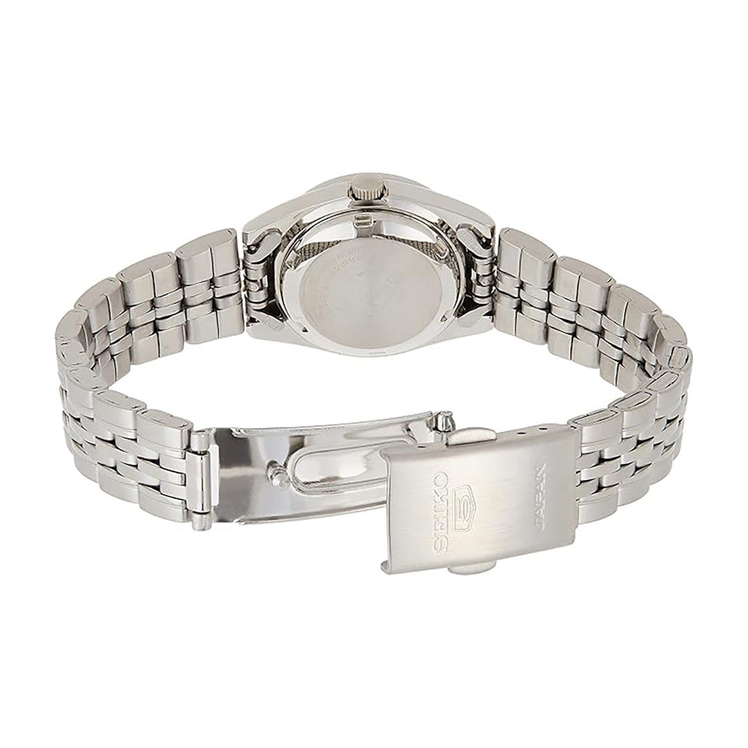 ساعة سيكو أوتوماتيكية تناظرية للنساء بميناء أسود – SEIKO-0073