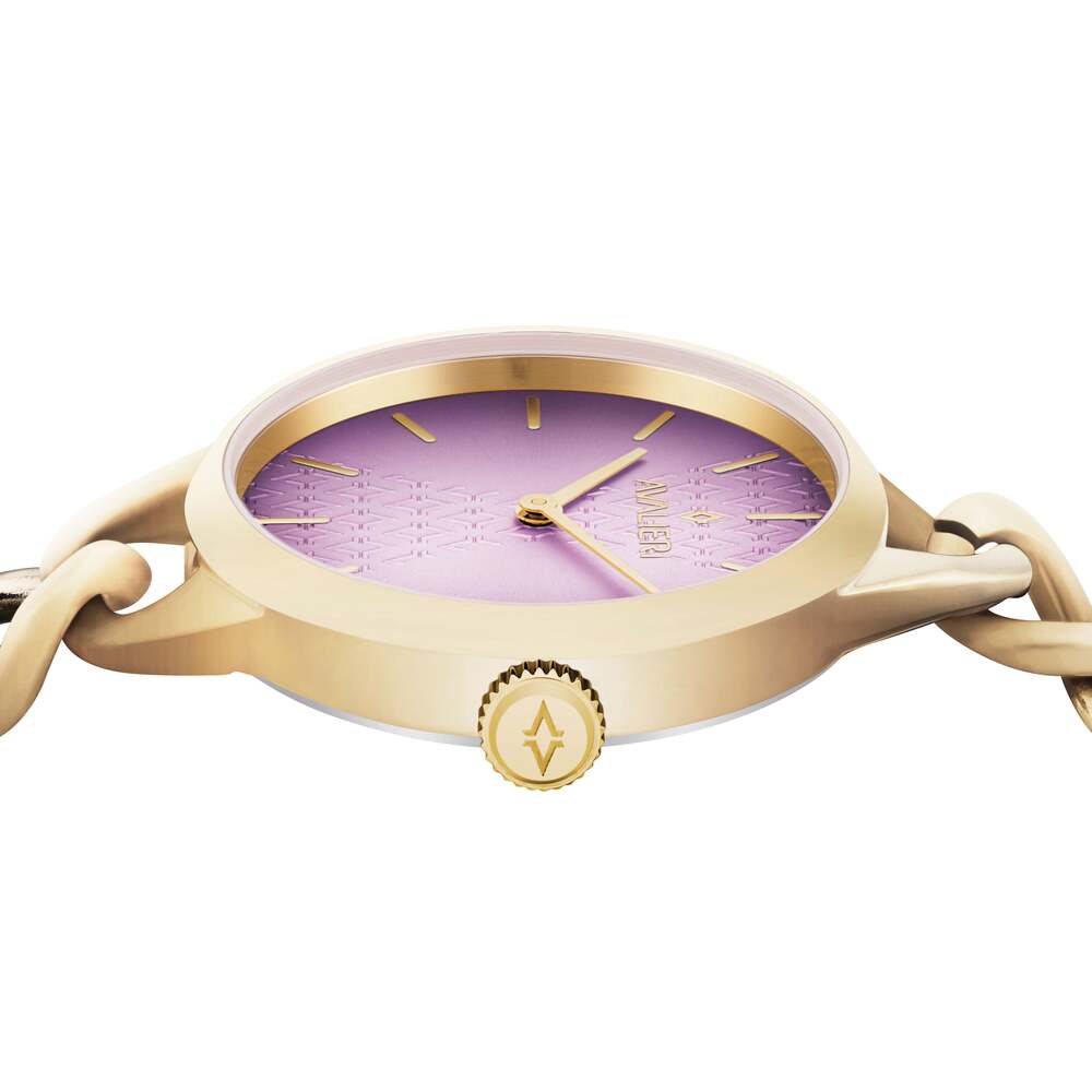 Avalieri Women's Quartz Watch Purple Dial - AV-2327B