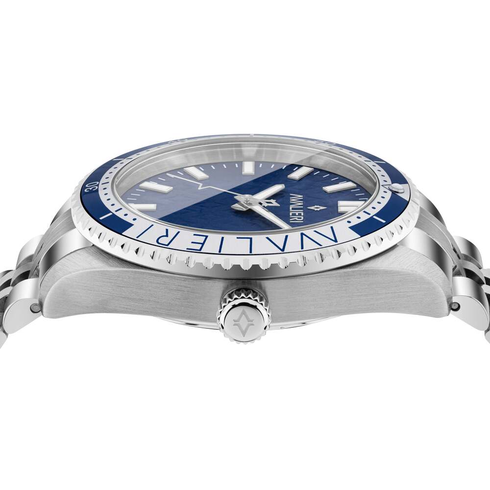 Avalieri Men's Quartz Blue Dial Watch - AV-2561B