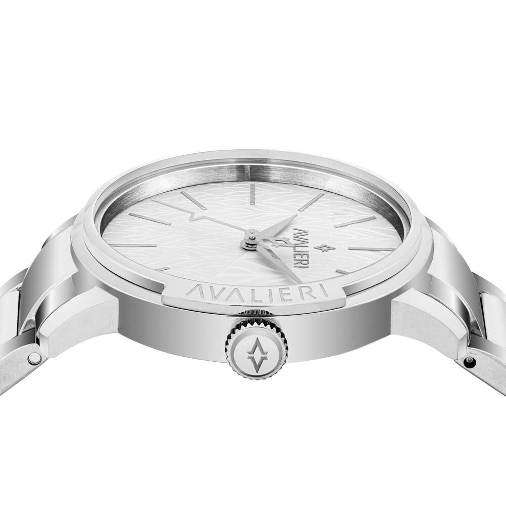 Avalieri Women's Quartz Watch Silver Dial - AV-2392B