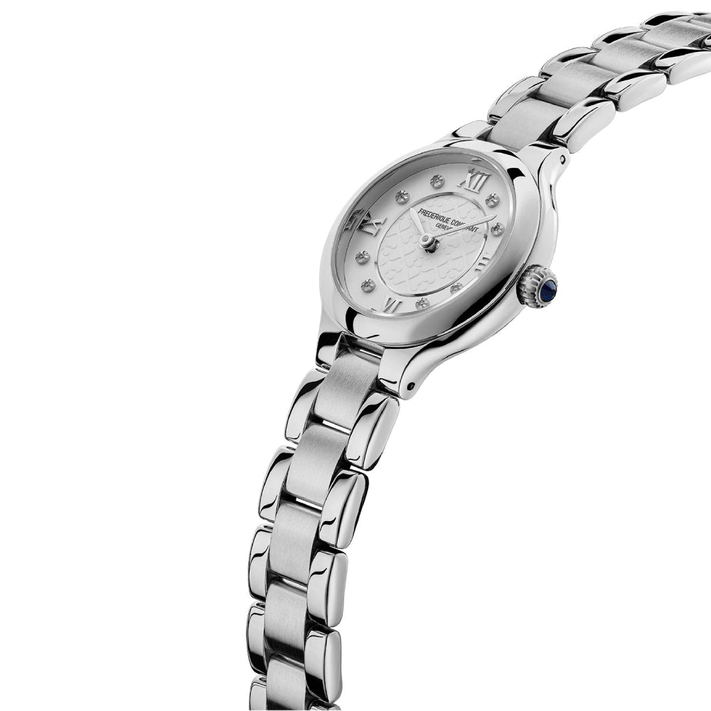 Frederique Constant Women's Quartz Silver Dial Watch - FC-0014(8/D 0.0144CT)