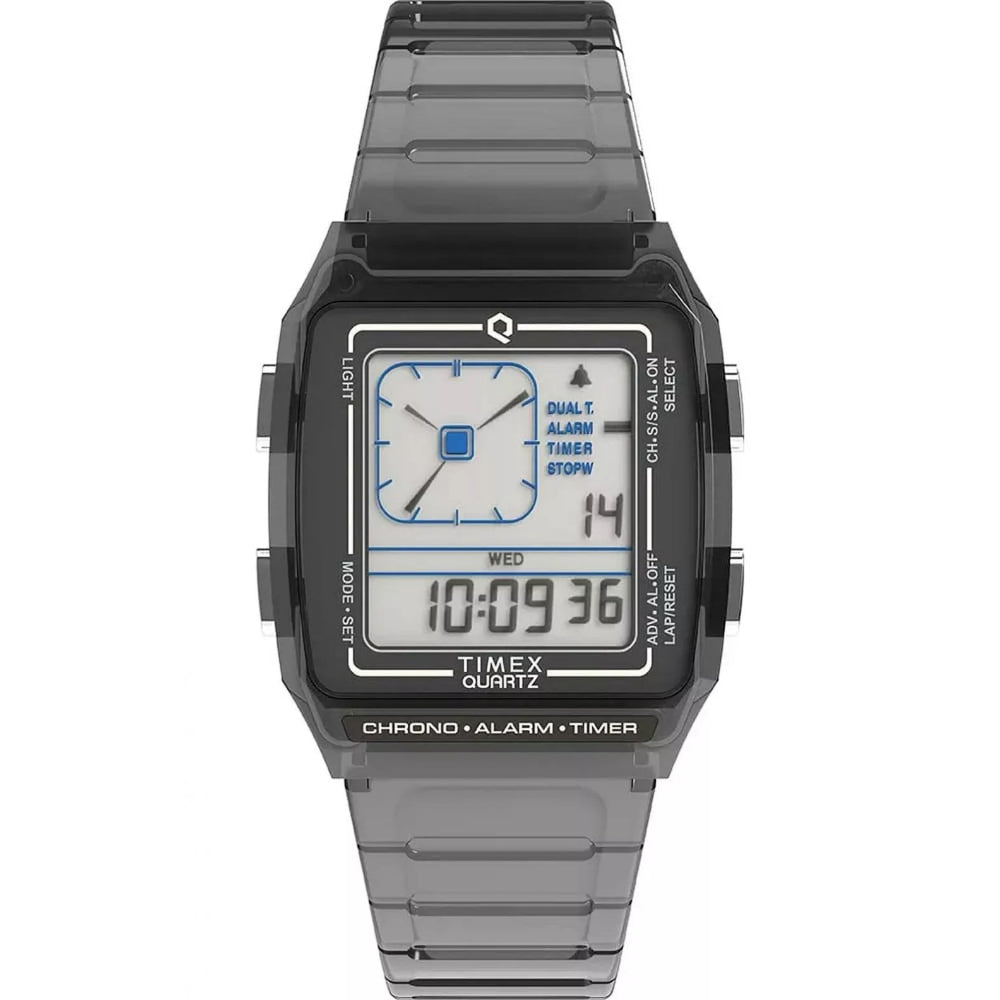 Timex Q Men's Quartz Watch with Display Dial - TMX-0010