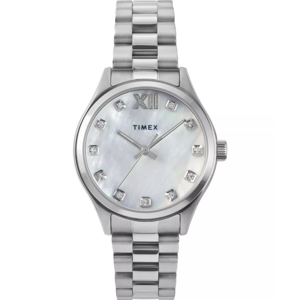 Timex Legacy Women's Quartz Watch with Silver Dial - TMX-0014