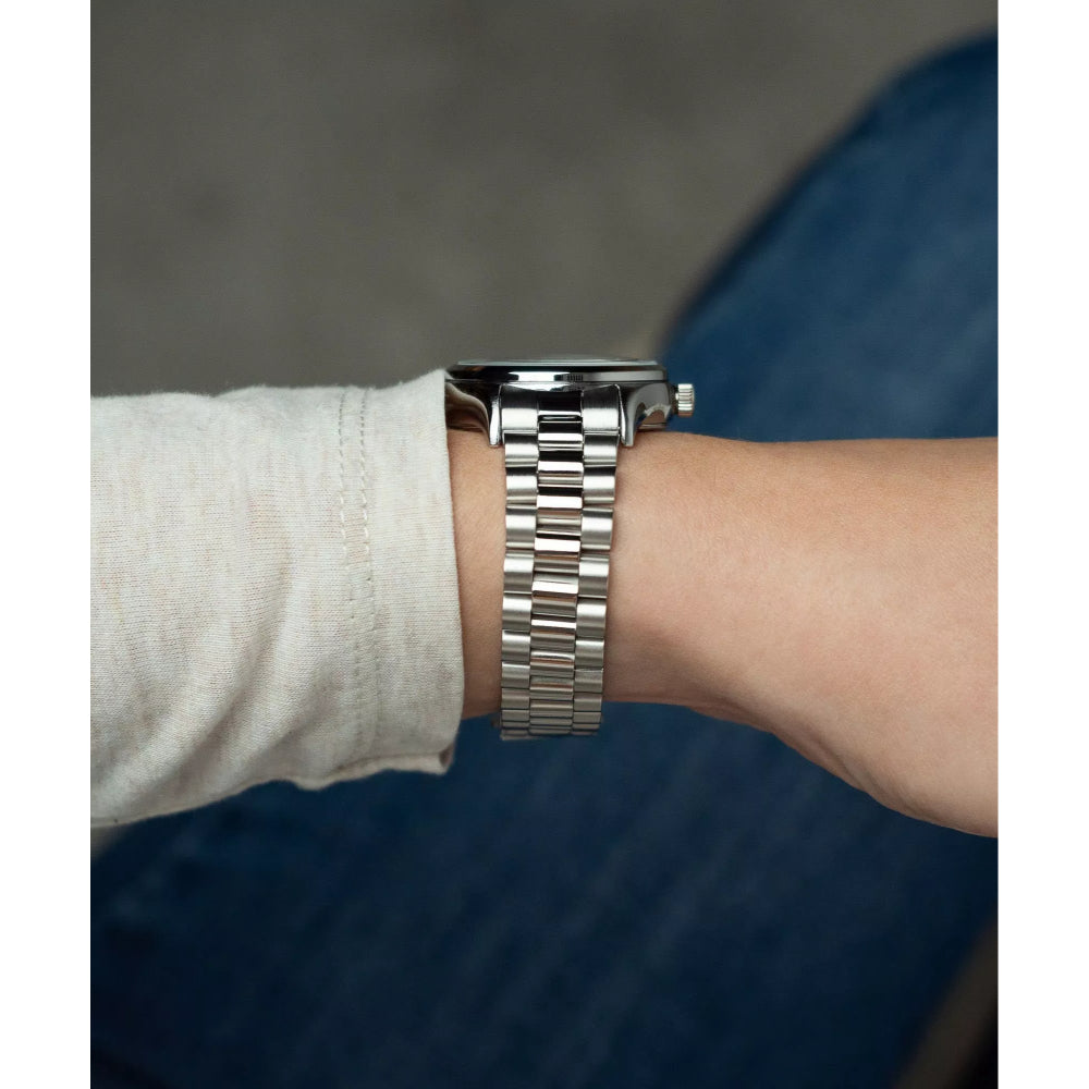 Timex Legacy Women's Quartz Watch with Silver Dial - TMX-0014
