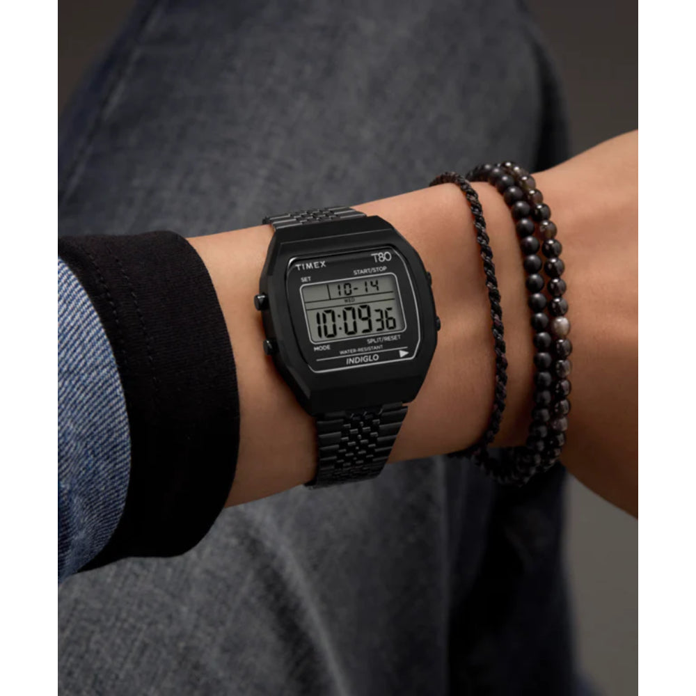 Timex Men's T80 Digital Steel Watch – TMX-0021