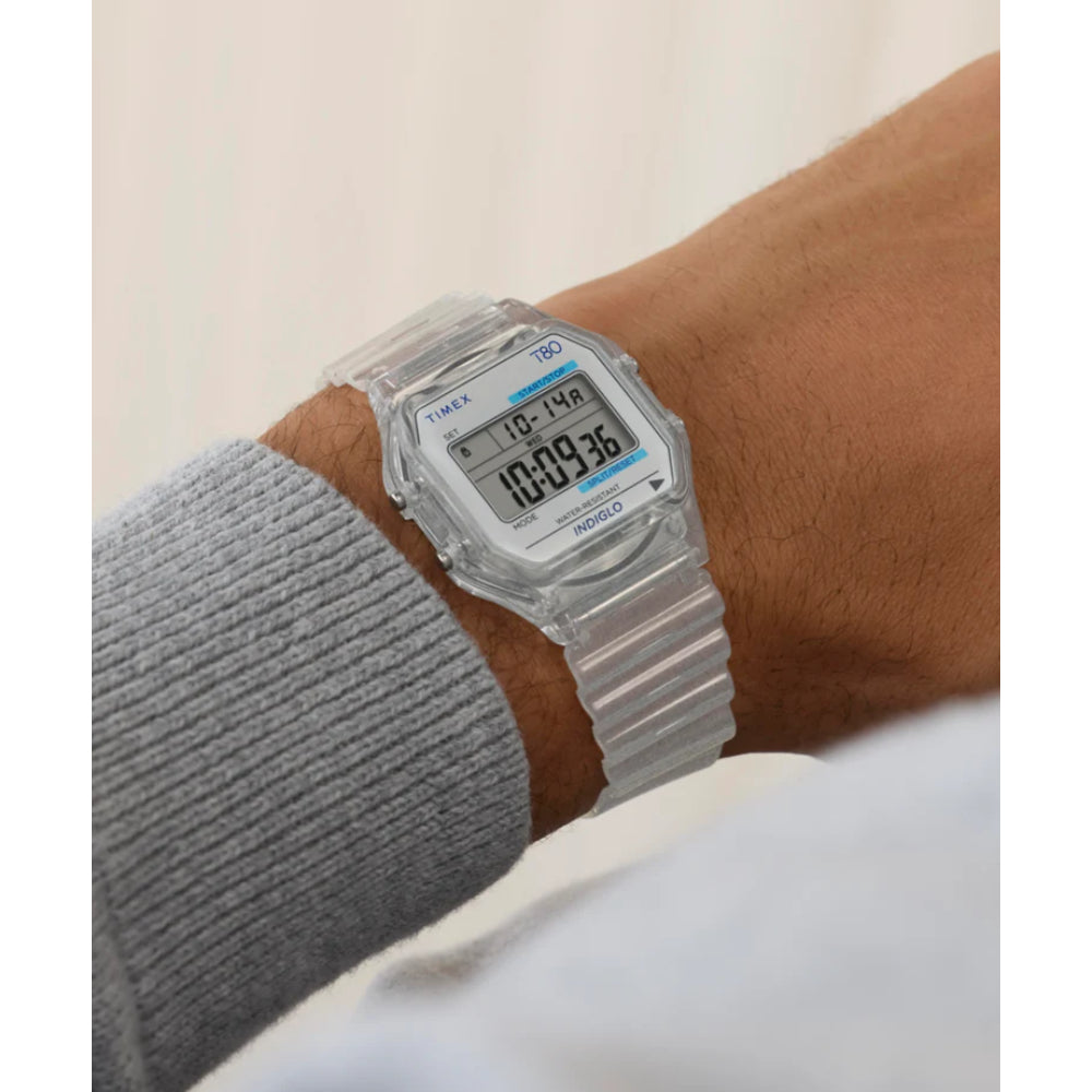 Timex T80 Unisex Digital Movement Watch - TMX-0041