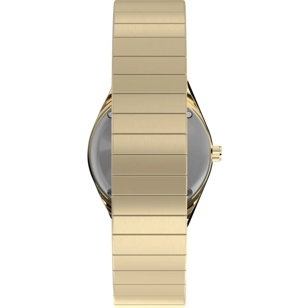 Timex Q NASA Women's Watch with Quartz Movement and Gold Dial – TMX-0048